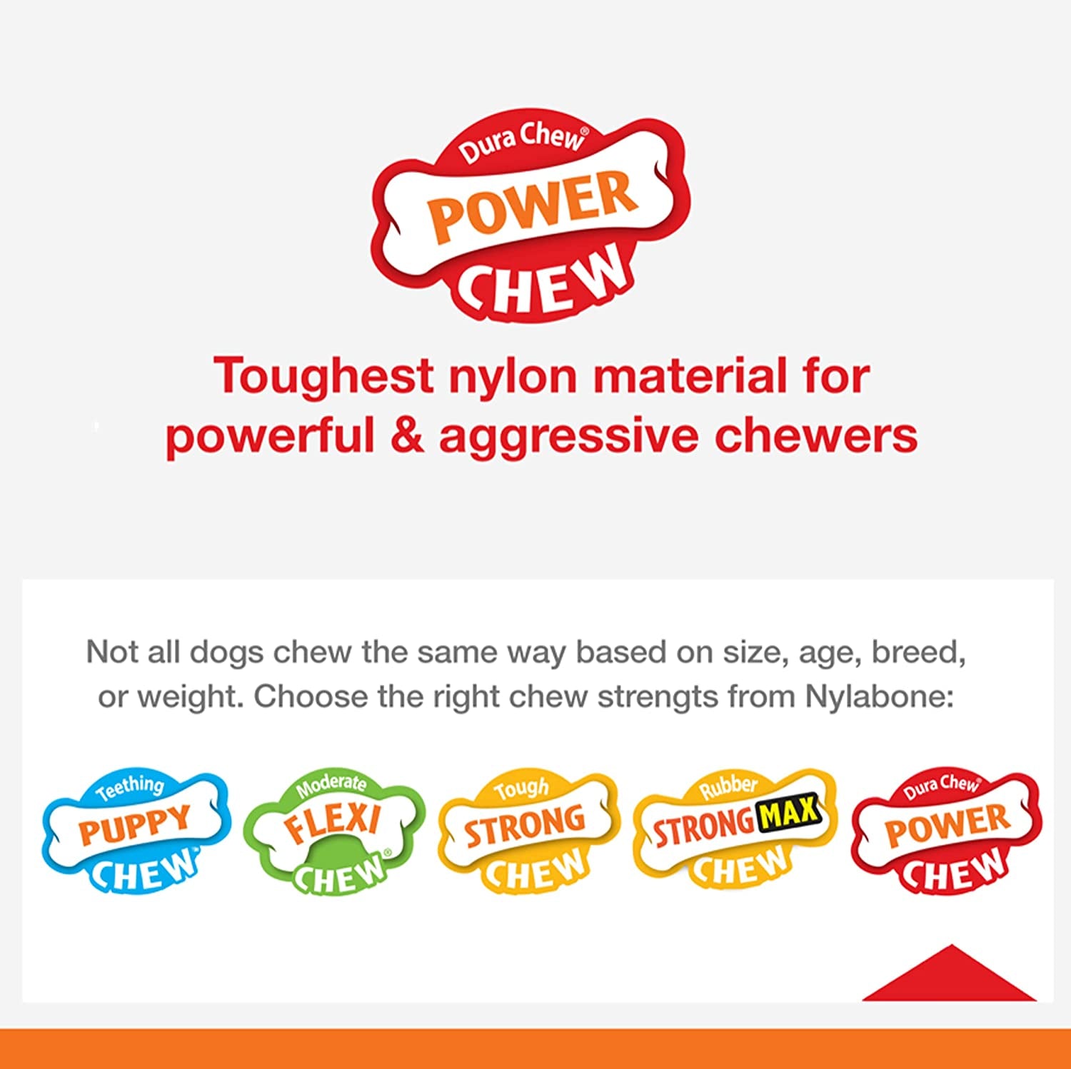 X-Large Double Bone Power Chew Toy for Aggressive Chewers - Bacon Flavor, Suitable for Dogs Over 50 lbs, Single Count